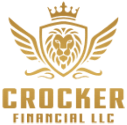 Crocker Financial Group gold crown logo symbolizing legacy, faith, and financial empowerment