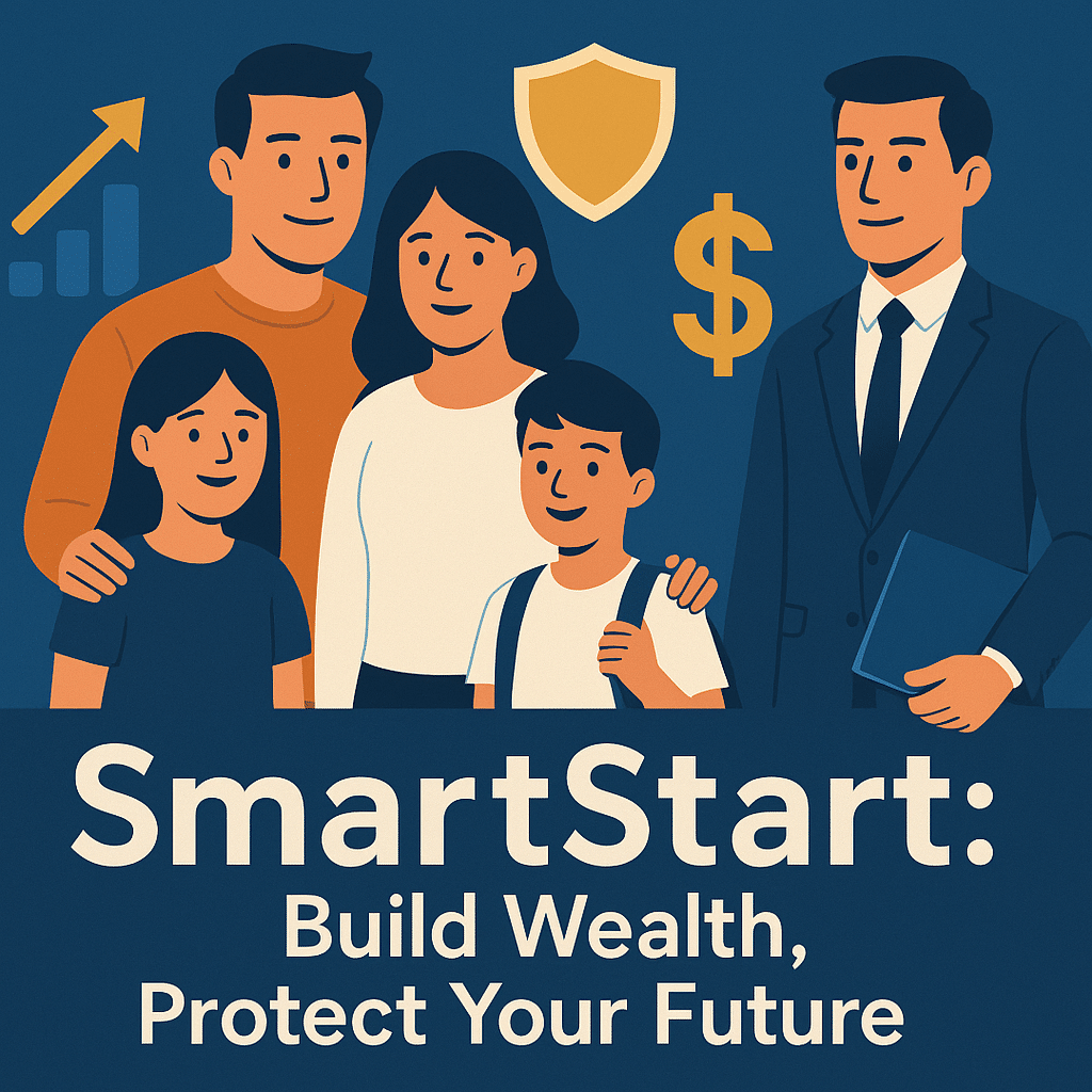 SmartStart 1 SmartStart financial planning program interface showing personalized wealth-building roadmap with investment options, retirement planning tools, and financial goal tracking dashboard