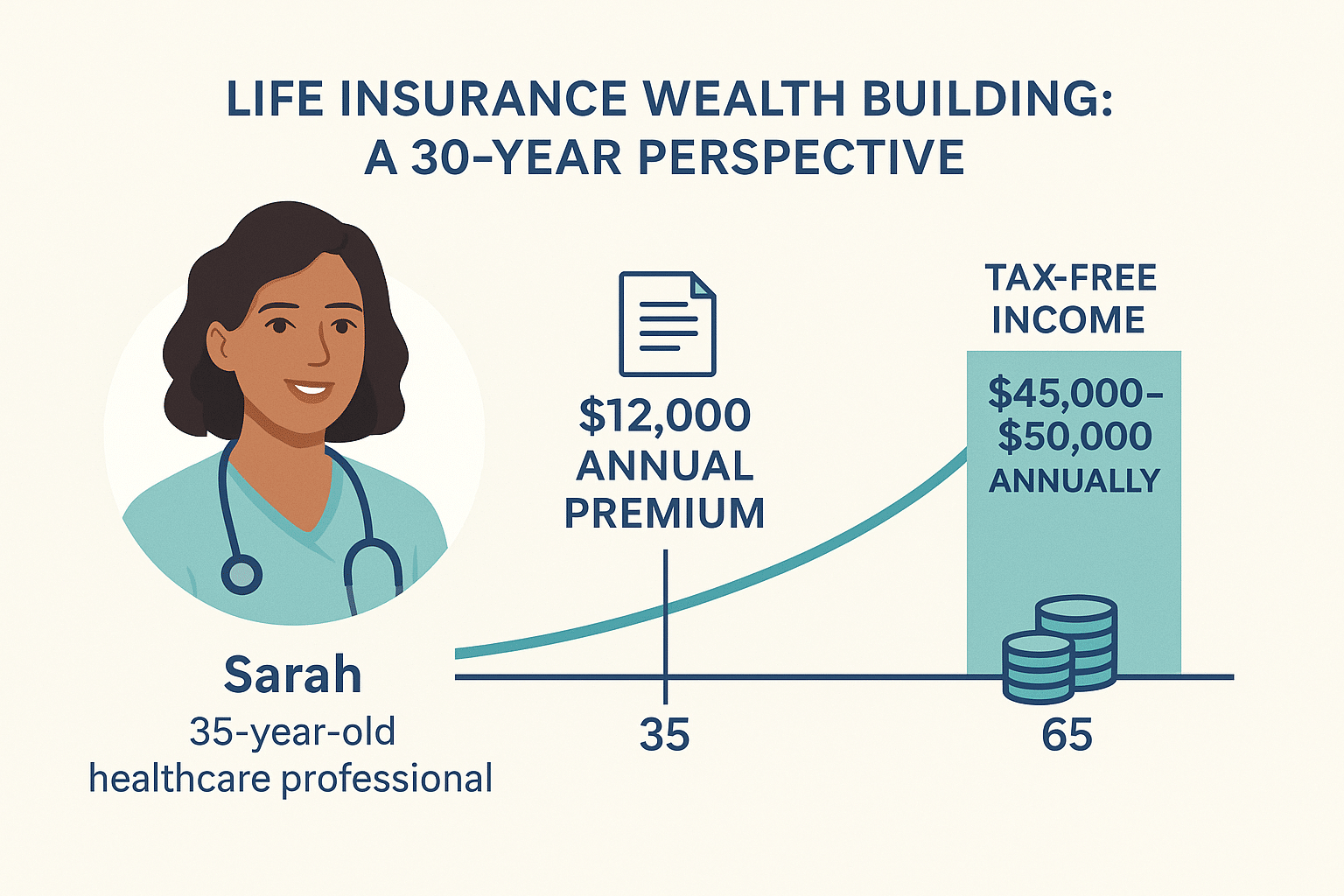 Life Insurance as an Investment Vehicle: Building Wealth While Protecting Your Family's Future 4 Case study showing 30-year financial projection of life insurance as an investment vehicle